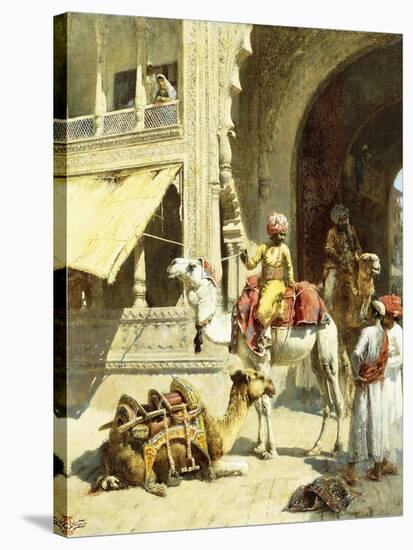 Indian Scene, 1884-89-Edwin Lord Weeks-Stretched Canvas