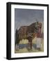 Indian servant with horse - early 20th century-Mortimer Ludington Menpes-Framed Giclee Print