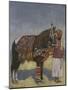 Indian servant with horse - early 20th century-Mortimer Ludington Menpes-Mounted Giclee Print