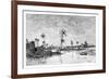 Indian Settlement on the Islands of San Blas Bay, C1890-null-Framed Giclee Print