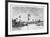 Indian Settlement on the Islands of San Blas Bay, C1890-null-Framed Giclee Print