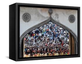 Indian Shiite Muslims Flagellate Themselves During a Procession, Hyderabad, India, January 30, 2007-Mahesh Kumar-Framed Stretched Canvas