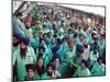 Indian Sikh Pilgrims Wait for Immigration Clearance at Wagah Railway Station Near Lahore-null-Mounted Photographic Print