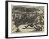 Indian Sketches, Human Tigers at the Mohurrum Festival-Edward John Gregory-Framed Giclee Print