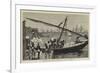 Indian Sketches, Landing Ice at Bombay-Joseph Nash-Framed Giclee Print