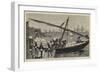 Indian Sketches, Landing Ice at Bombay-Joseph Nash-Framed Giclee Print