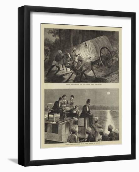 Indian Sketches-William Ralston-Framed Giclee Print