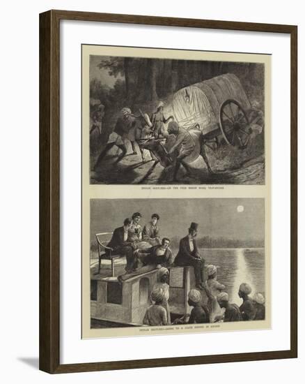 Indian Sketches-William Ralston-Framed Giclee Print