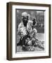 Indian Snake Charmer with Mongoose and Cobra, 1936-null-Framed Premium Giclee Print