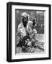 Indian Snake Charmer with Mongoose and Cobra, 1936-null-Framed Premium Giclee Print