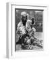 Indian Snake Charmer with Mongoose and Cobra, 1936-null-Framed Premium Giclee Print