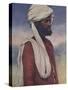 Indian soldier - early 20th century-Mortimer Ludington Menpes-Stretched Canvas