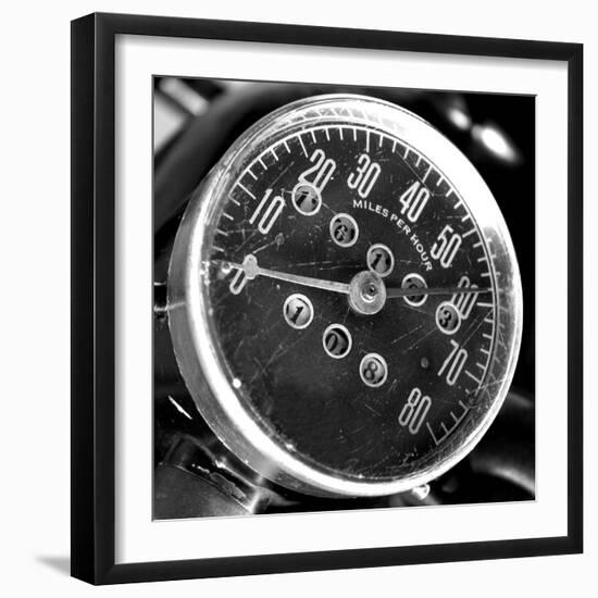 Indian Speedometer-Matt McCarthy-Framed Art Print