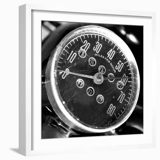 Indian Speedometer-Matt McCarthy-Framed Art Print