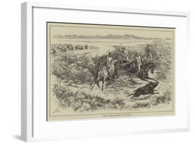 Indian Sports, Pig-Sticking at Cawnpore-null-Framed Giclee Print