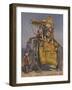 Indian state elephant - 19th century-Mortimer Ludington Menpes-Framed Giclee Print