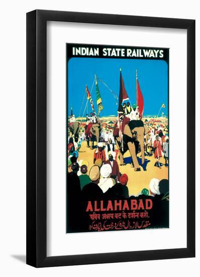 Indian State Railways, Allahabad-null-Framed Art Print