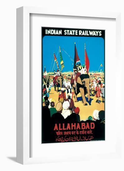 Indian State Railways, Allahabad-null-Framed Art Print