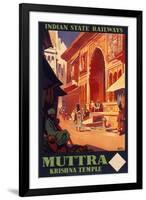 Indian State Railways Poster-null-Framed Art Print