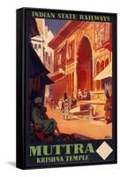 Indian State Railways Poster-null-Framed Stretched Canvas