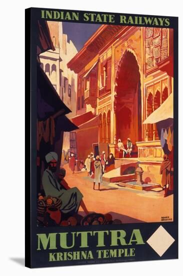Indian State Railways Poster-null-Stretched Canvas