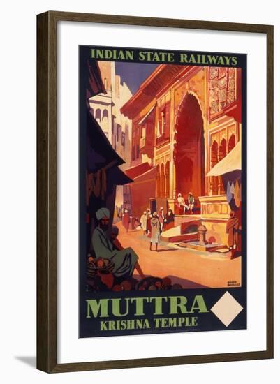 Indian State Railways Poster-null-Framed Art Print