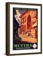 Indian State Railways Poster-null-Framed Art Print