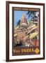 Indian State Railways Poster-null-Framed Art Print