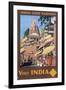 Indian State Railways Poster-null-Framed Art Print