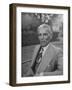 Indian Statesman Mohammed Ali Jinnah Sitting in His Garden-null-Framed Photographic Print