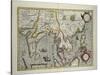 Indian Subcontinent to Philippines by Indonesian Archipelago and the Malay Peninsula, c.1600-Jodocus Hondius-Stretched Canvas