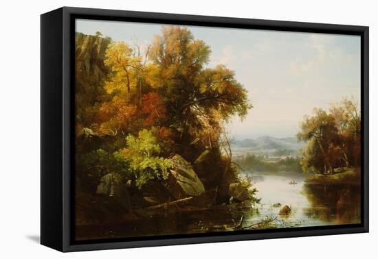 Indian Summer, 1855-Regis Francois Gignoux-Framed Stretched Canvas