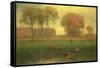Indian Summer, 1891-George Inness-Framed Stretched Canvas