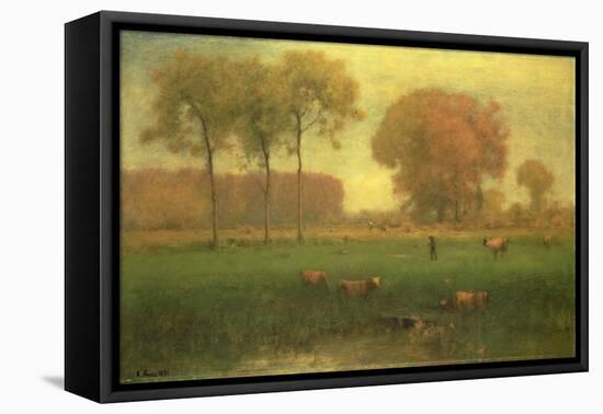 Indian Summer, 1891-George Inness-Framed Stretched Canvas