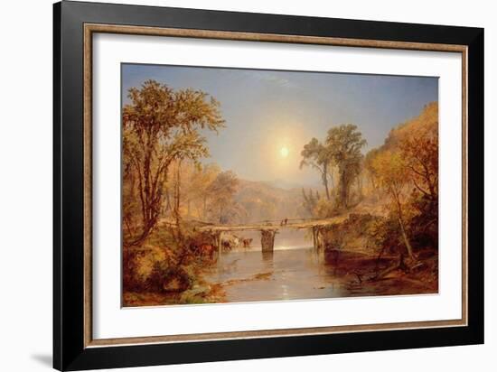 Indian Summer on the Delaware River, 1882-Jasper Francis Cropsey-Framed Giclee Print