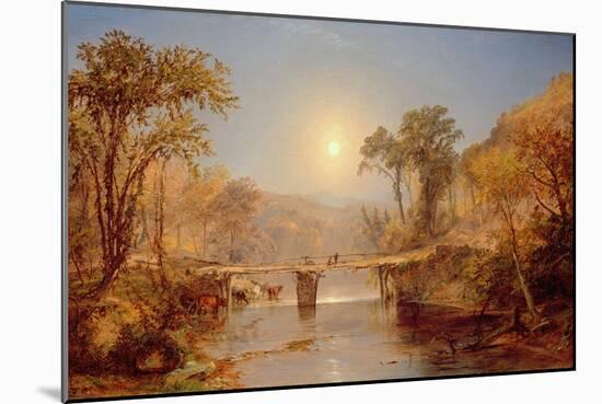 Indian Summer on the Delaware River, 1882-Jasper Francis Cropsey-Mounted Giclee Print