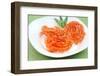 Indian Sweets Hot Jalebi on Green Mat-SNEHITDESIGN-Framed Photographic Print