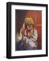 Indian tailor - early 20th century-Mortimer Ludington Menpes-Framed Giclee Print