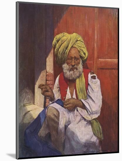 Indian tailor - early 20th century-Mortimer Ludington Menpes-Mounted Giclee Print