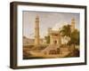 Indian Temple, Said to Be the Mosque of Abo-Ul-Nabi, Muttra, 1827-Thomas Daniell-Framed Giclee Print