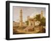 Indian Temple, Said to Be the Mosque of Abo-Ul-Nabi, Muttra, 1827-Thomas Daniell-Framed Giclee Print