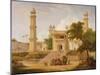 Indian Temple, Said to Be the Mosque of Abo-Ul-Nabi, Muttra, 1827-Thomas Daniell-Mounted Giclee Print