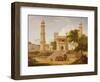 Indian Temple, Said to Be the Mosque of Abo-Ul-Nabi, Muttra, 1827-Thomas Daniell-Framed Premium Giclee Print