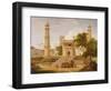 Indian Temple, Said to Be the Mosque of Abo-Ul-Nabi, Muttra, 1827-Thomas Daniell-Framed Premium Giclee Print