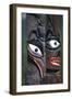 Indian Totems, Ksan Historical Village and Museum, Near Hazelton, British Columbia, Canada-null-Framed Giclee Print