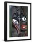 Indian Totems, Ksan Historical Village and Museum, Near Hazelton, British Columbia, Canada-null-Framed Giclee Print