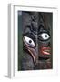 Indian Totems, Ksan Historical Village and Museum, Near Hazelton, British Columbia, Canada-null-Framed Giclee Print