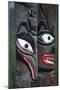Indian Totems, Ksan Historical Village and Museum, Near Hazelton, British Columbia, Canada-null-Mounted Giclee Print