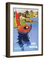 Indian Travel Poster, 1938-null-Framed Giclee Print