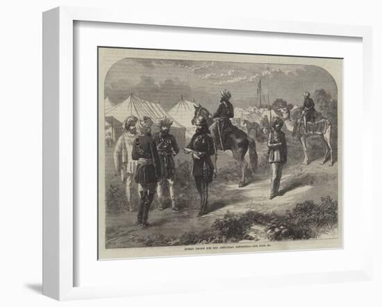 Indian Troops for the Abyssinian Expedition-null-Framed Giclee Print